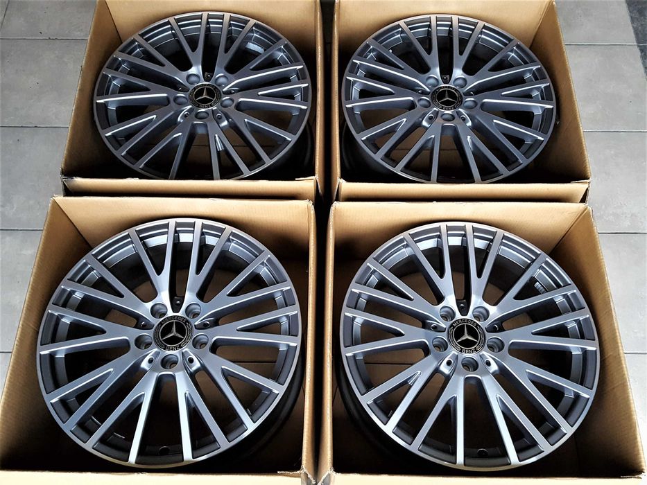 Alufelgi 18 Mercedes A B C CLA GLA GLB ML V Vito Viano Grafitowe z polerowanym frontem ! 5x112 258#