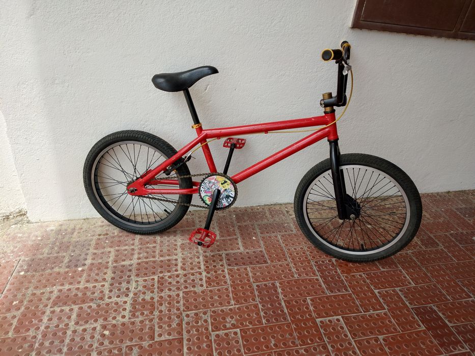 Bmx roda 20" pronta a andar, pneus óptimos