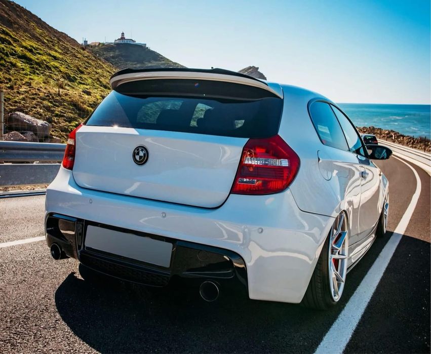 SPOILER DIFUSOR DE ESCAPE  PALA ABA AVENTAL BMW SÉRIE 1 E81 3 PORTAS E87 5 PORTAS LOOK 135I  M PERFORMANCE