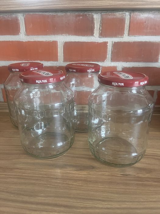 4 sztuki sloiki z pokrywkami 1700 ml