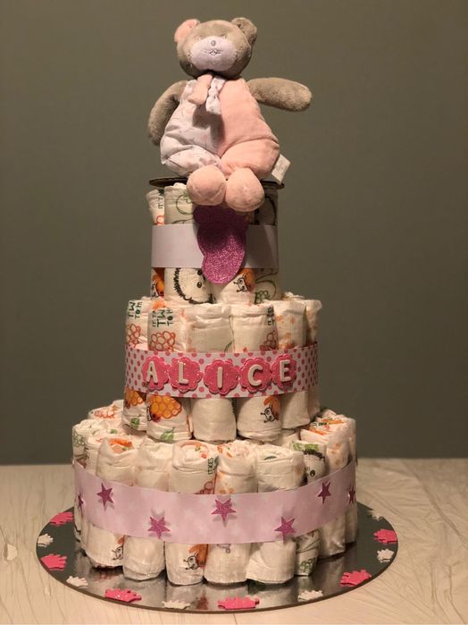 Bolo de Fraldas *  Cha de Bebe *