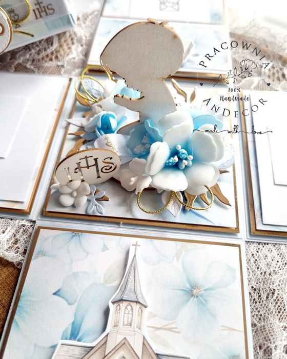 Exploding box komunijny