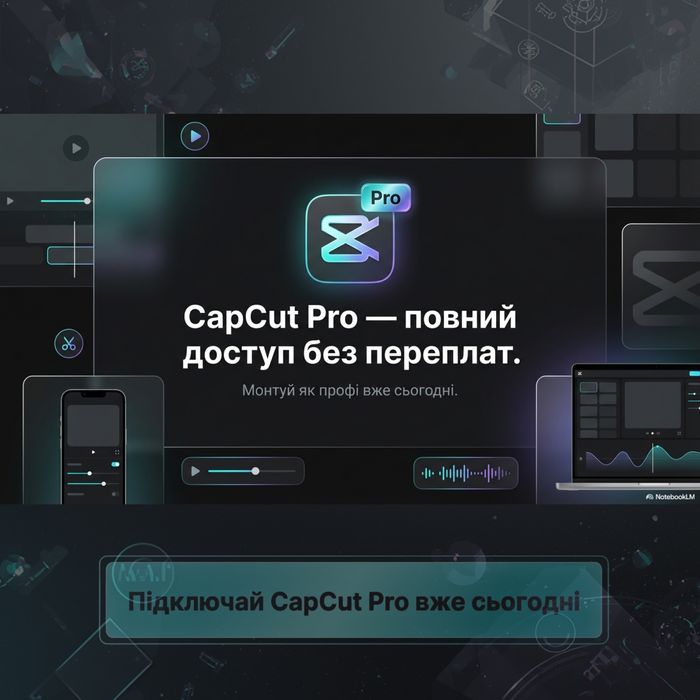 Підписка Capcut Pro