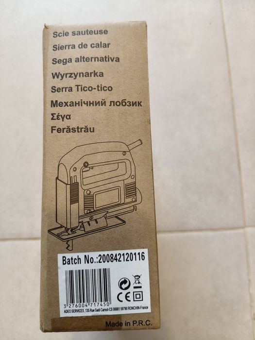 serra tico-tico com fio Pract,novoyl.