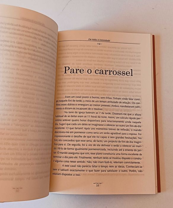 Livro "De volta à Intimidade" de Bertina Coias Tomé