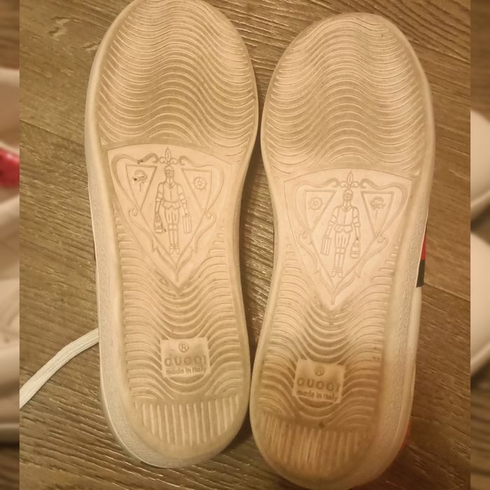 GUCCI белые кеды