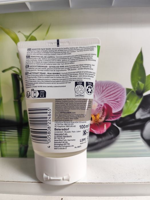 Face wash Sensitive Nívea Men