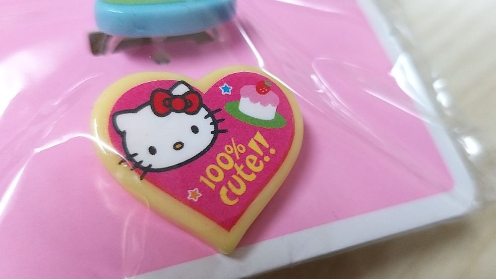 2 aneis ajustáveis Hello Kitty.