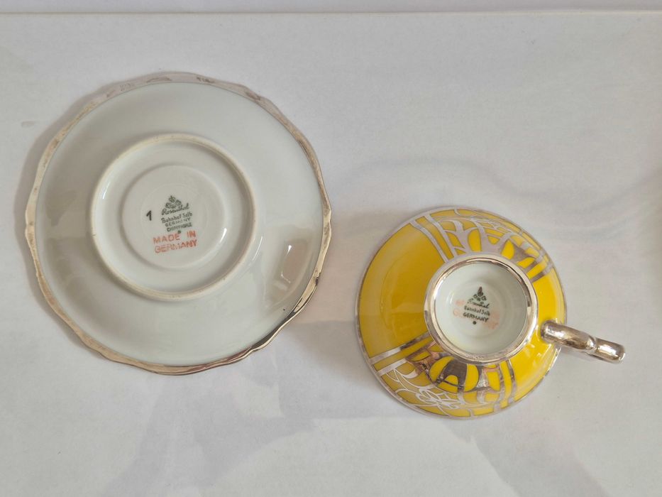 Mokka Rosenthal Chippendale okuta srebrem (silveroverlay 1000