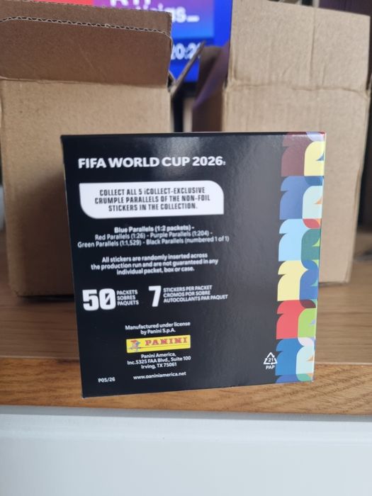 Caixa Cromos Panini World Cup 2026