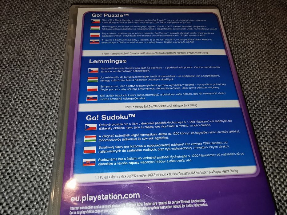 PlayStation Network Collection Puzzle Pack PSP gra ANG (wyd polskie) RZADKOŚĆ (możliwość gry bez sieci) SKLEP URSUS