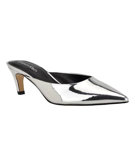 Calvin Klein Kalyn Slip-On Pointy Toe Dress Pumps. Мюли кожа р 37