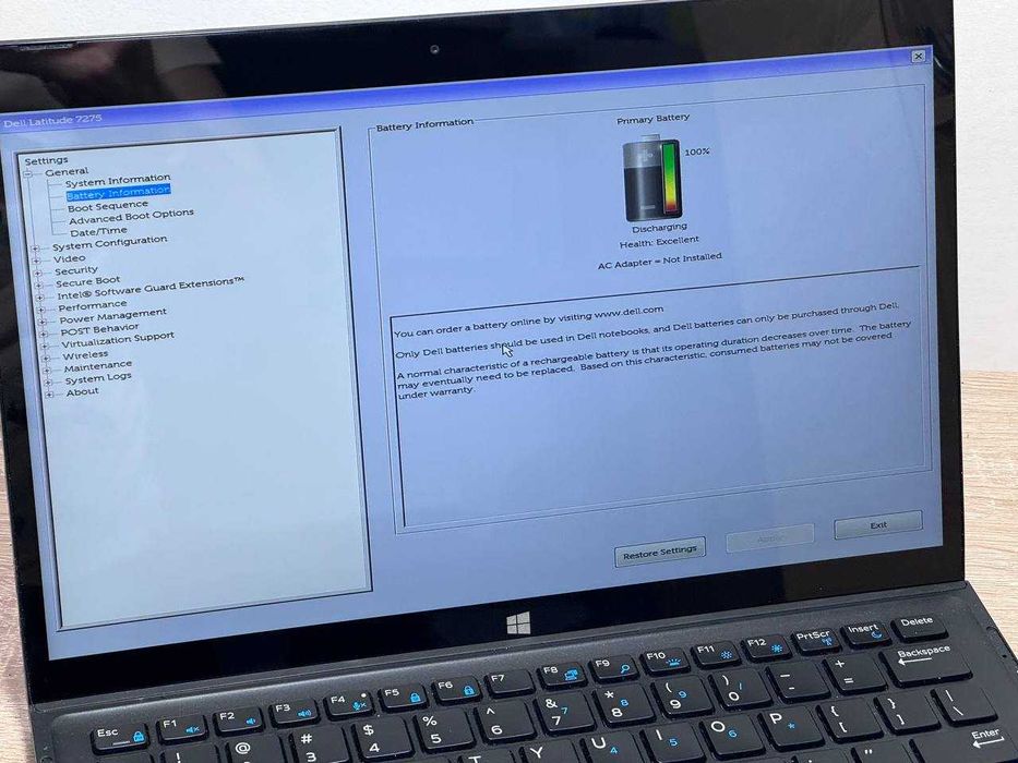 Dell Latitude 7275 12.5″ FHD / LTE / 8GB RAM / 128GB SSD / 2-в-1 / Win