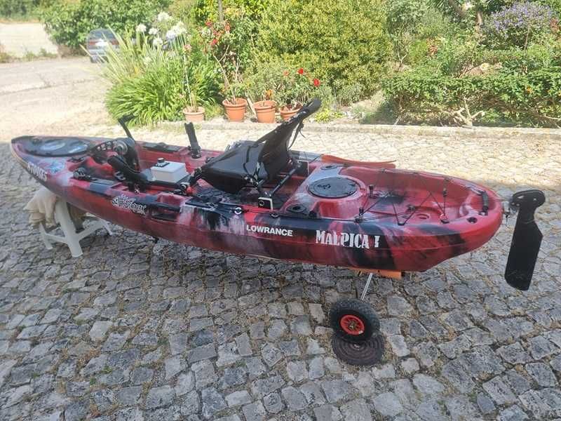 kayak de pesca a pedais