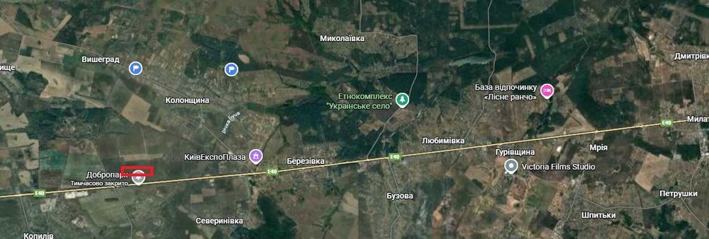 Продаж земельної ділянки комерційного призначення — Житомирська траса