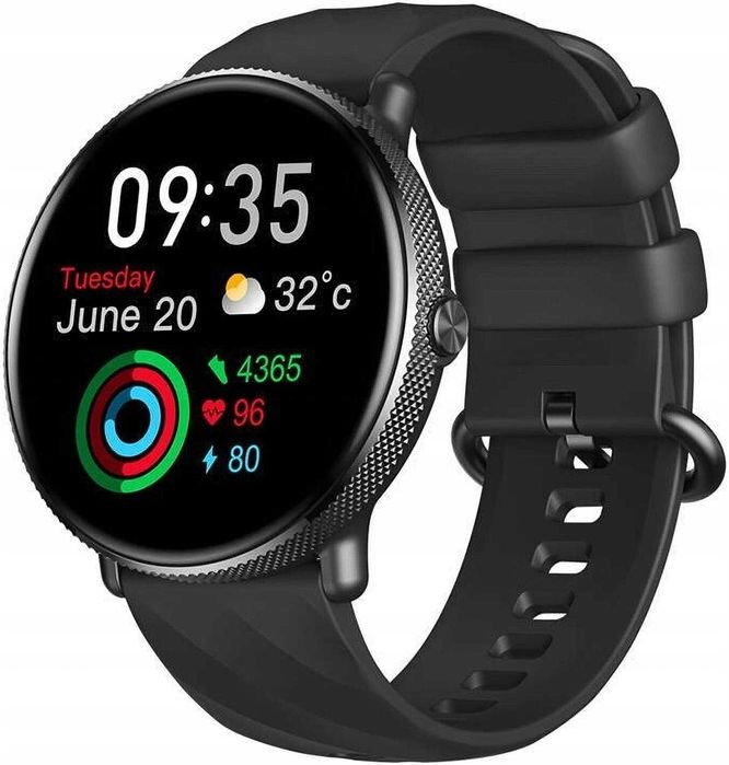 Smartwatch Zeblaze GTR 3 Pro AMOLED czarny. Nowy folia