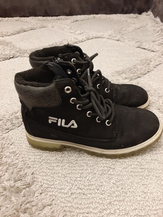 Trapery zimowe Fila czarne rozmiar 36
