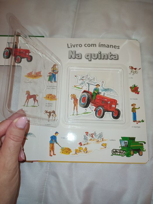 Livro magnético criança "Na Quinta" 3+ anos
