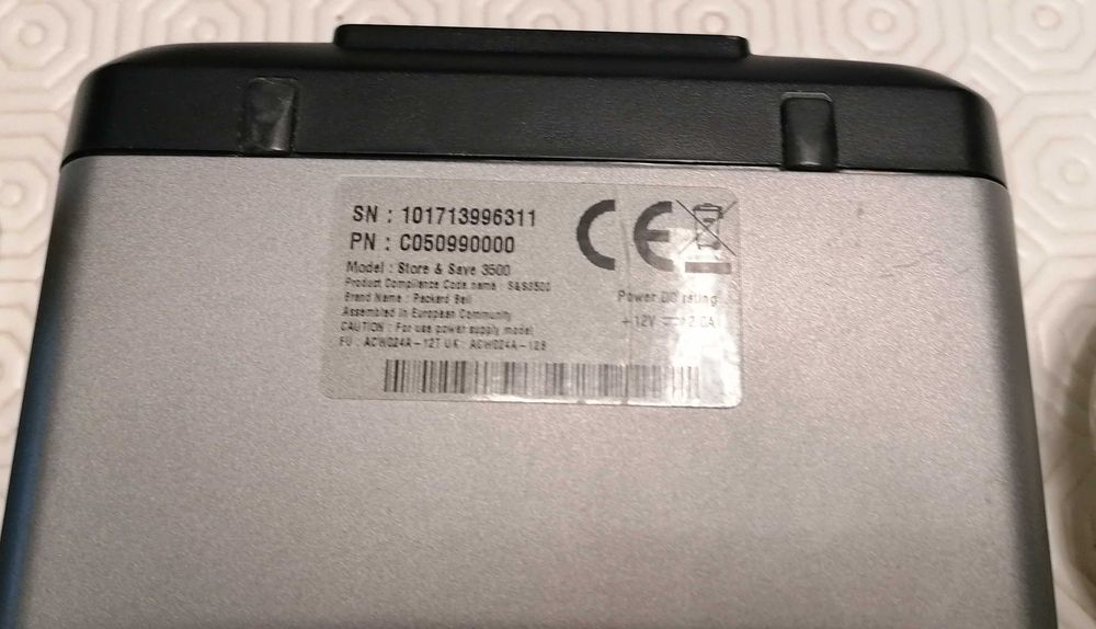 Disco rigido externo, 465GB, por 40€
