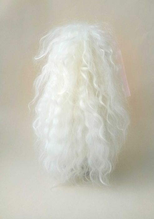 Кукла ручной работы. Кукла текстильная с длинными волосами.