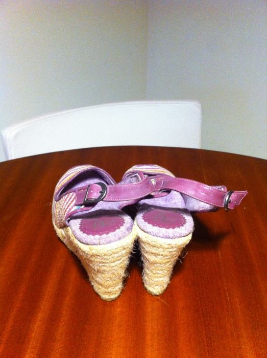 Sandálias de Verão 39 (ZARA) de tons roxos - como NOVAS!