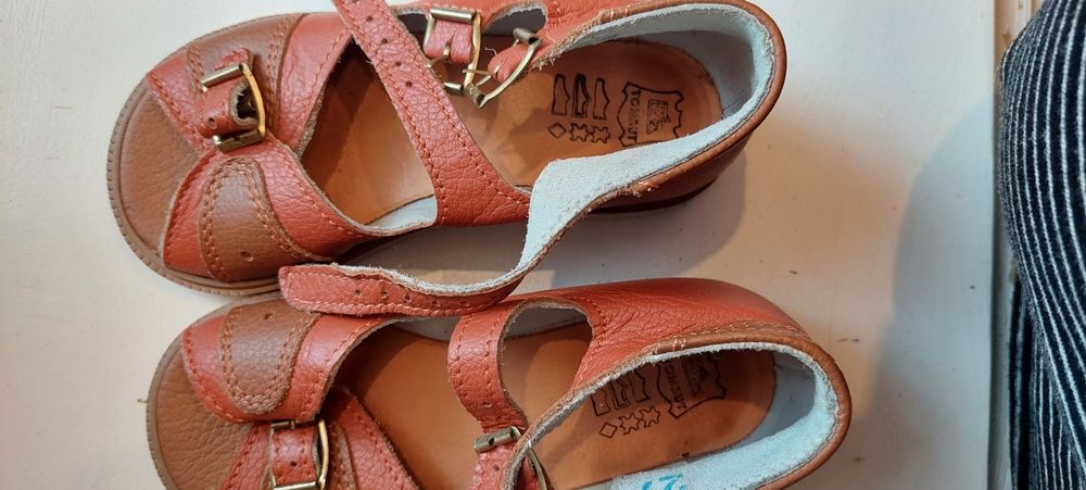 Sandały ortopedyczne 27 skóra