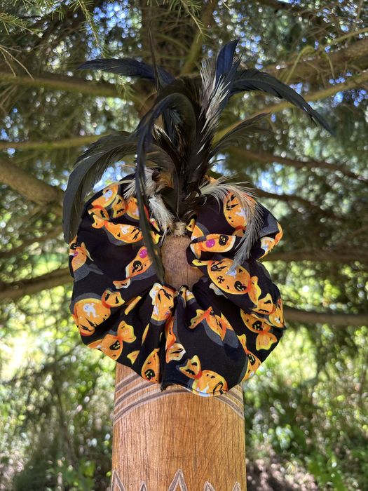 Duża gumka do włosów Jumbo Scrunchie Halloween