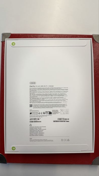 Ipad Pro 13 (M5) 256GB Wi + Fi + Cellular 5G Novo.