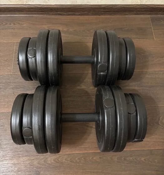 РОЗПРОДАЖ Гантелі розбірні 2х16 кг набір