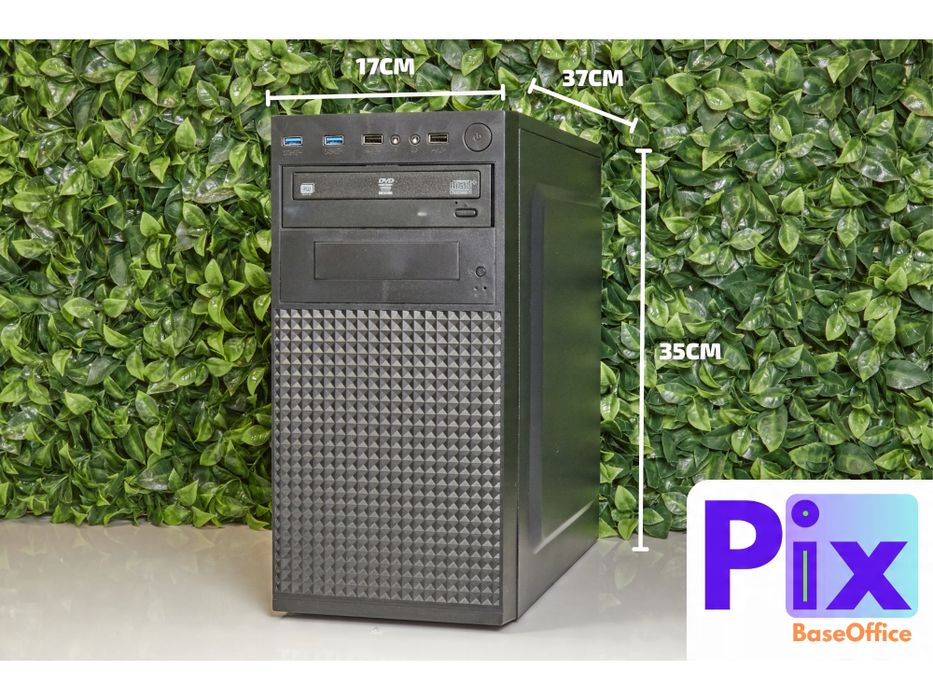 Pix BaseOffice V3 PC stacjonarny I5 8GB/500GB HDD Win10 Pro DVD WiFi