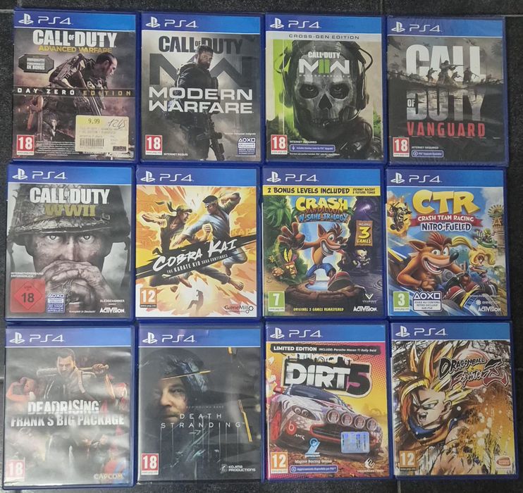 Jogos PlayStation 4 - Preços na Descrição