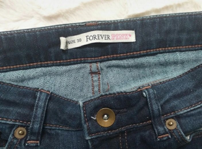 Forever Pink jeansy