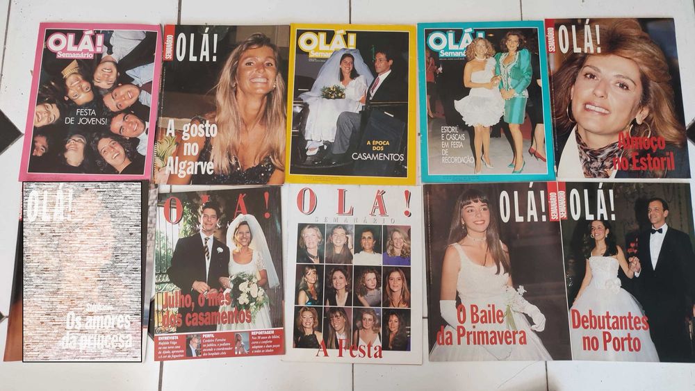 Lote 56 Revistas Olá Semanário