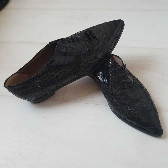 Жіночі шкіряні туфлі Spaziomoda (Італія), натуральна шкіра, розмір 37