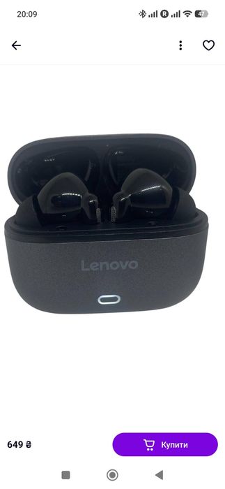 Наушники Lenovo EA269 новые беспроводные