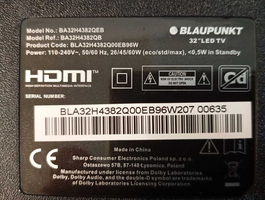 EL.MT9216-FG48  TPD.MT9216-PB766(T) Blaupunkt ba32h4382qeb main board