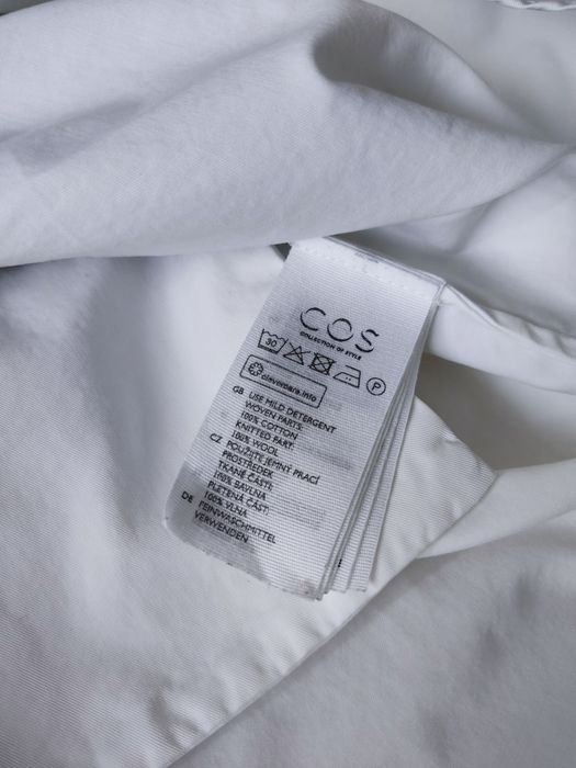 COS sukienka tunika z 100% wełniana dzianina z bawełną 38