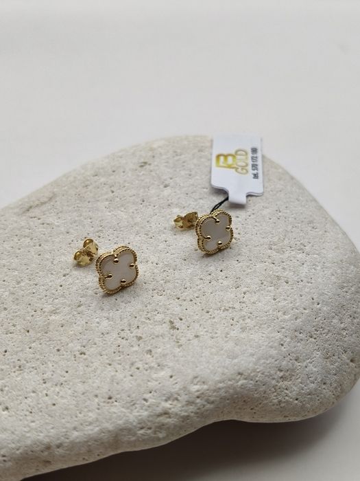 Złote Kolczyki Pr.585 Nowe Zapraszamy