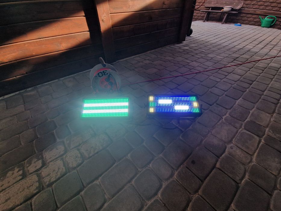 2x Stroboskopy pixel dmx rgb