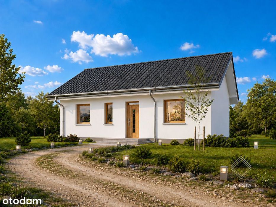 Dom parterowy | 68 m2 | 500 m działka | przy lesie