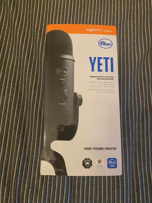 Logitech BLUE YETI Premium Microphone - NOVO