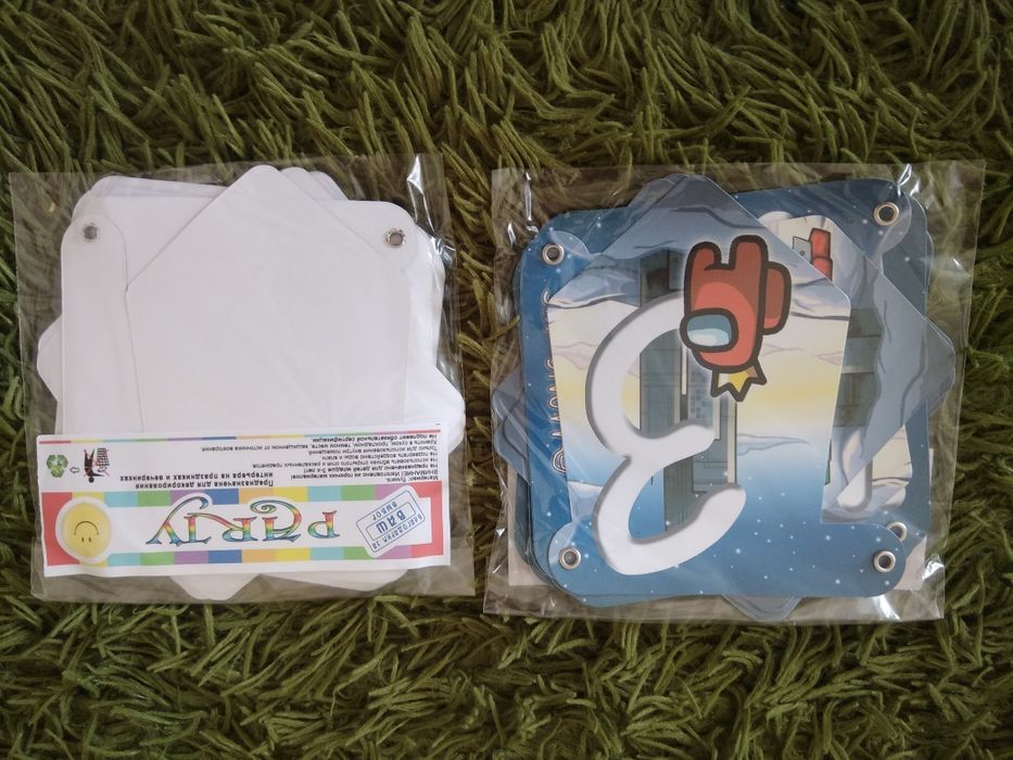 AMONG US прикраса до Дня Народження