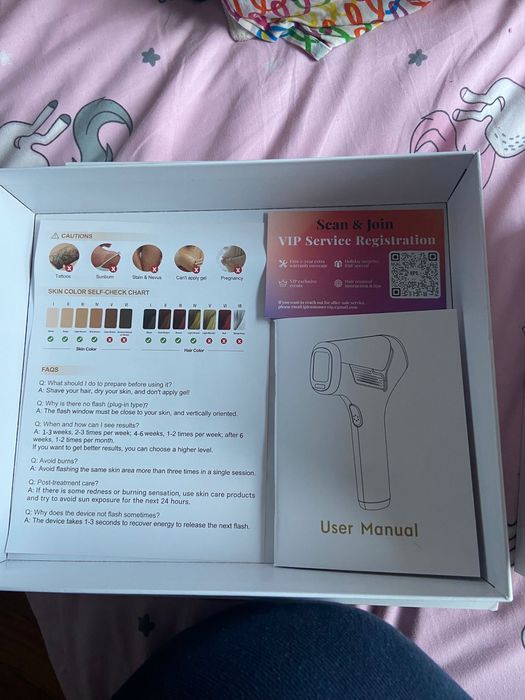 Máquina de Depilação a Laser – Uso Doméstico