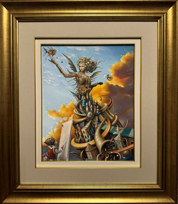 Tomasz Sętowski - olej na płótnie + certyfikat + rama