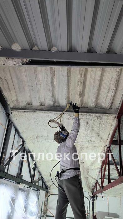 Утеплення дахів піною, пінополіуретаном, ППУ