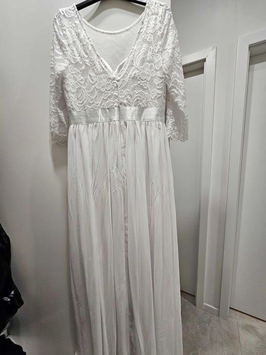 Suknia ślubna,idealna dla kobiet w ciąży