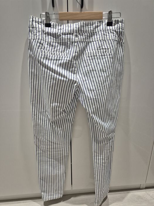 Spodnie białe damskie 38