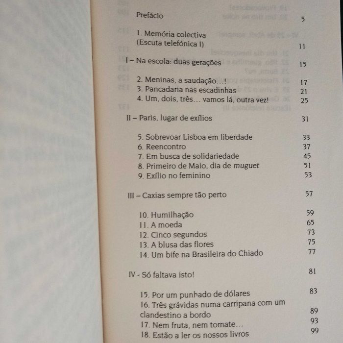 Saudação, Flausinas, Moedas e Simones - Helena Pato