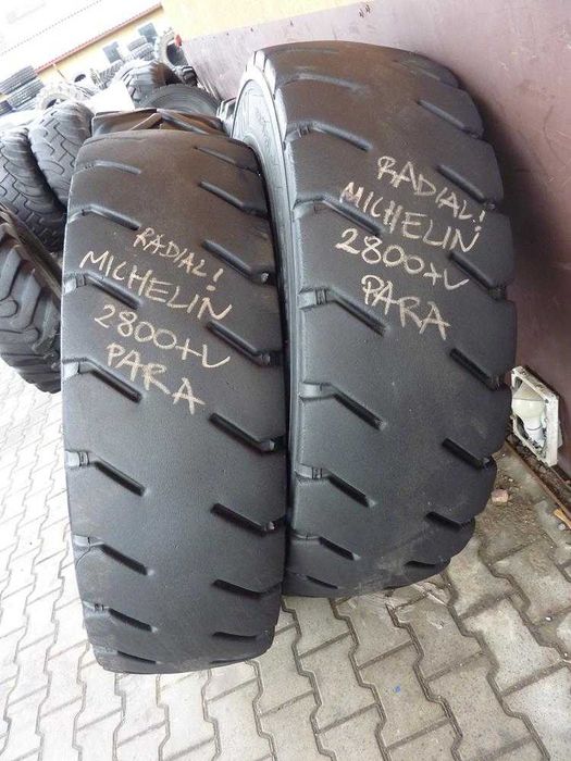 2x Opona używana przemysłowa 14.00R24 MICHELIN 1000zł(szt.) W2475
