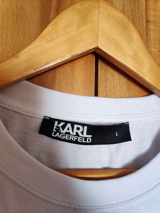 Футболка Karl Lagerfeld luxury big logo Italy
